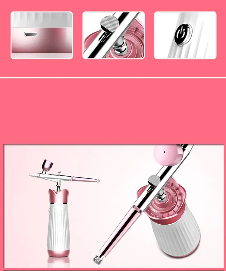 
portable professional temporary tattoo spray machine cordless makeup airbrush compressor 
