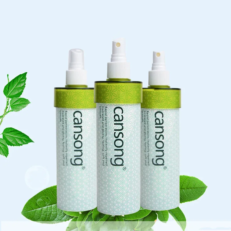 Cansong Professional Morocco Hair Spray Argan Oil Shiny Repairing Heat Protector Spray Moisturizing Hair Spray