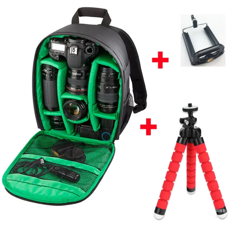 
OEM Hot sale high quality nylon canvas waterproof camera backpack bag 