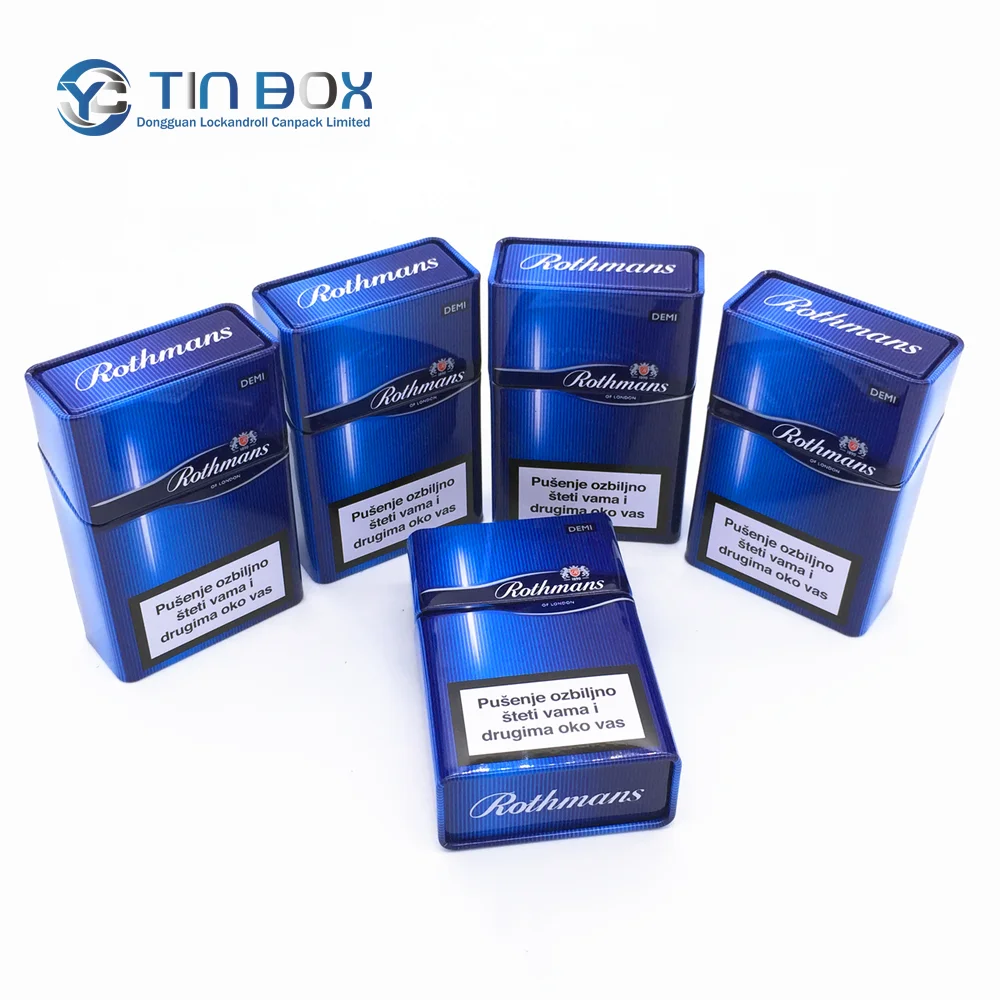Creative Portable Moistureproof Tobacco Pack Men Business Gifts Metal Hinge Flip Lid Cigarette Case