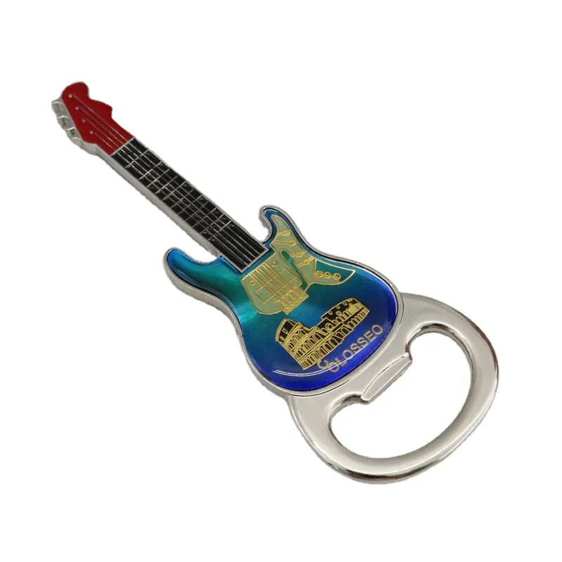 Personalized Creative Metal Guitar Shape Bottle Opener Divot Tool Novelty  Cast Iron Bottle Opener For Kitchen
