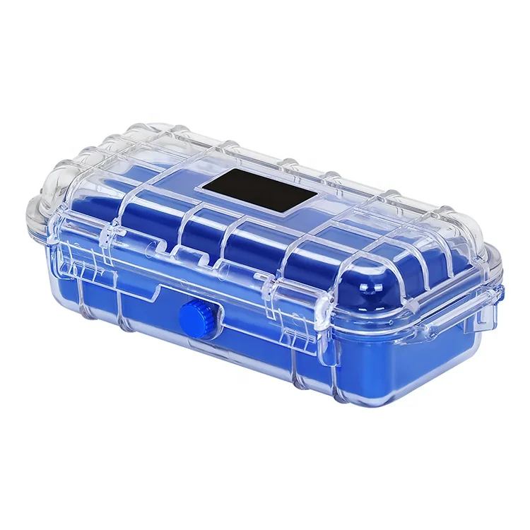 Custom Clear Transparent Waterproof Water Resistant Hard Plastic Storage Boxes Protective Cases for Phone Watches Airpods