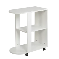 Anji Guyou white wood simple office book storage filing movable cabinet for bedside with brake wheels