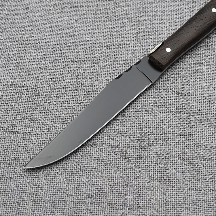 Hot sale france laguiole handle stainless steel 6pcs steak knife set flatware set cutlery set for dinner