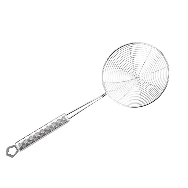 
SUS304 Frying Cooking Oil Draining Wire Skimmer Noodle Strainer Pasta Strainer Stainless Steel Strainer 