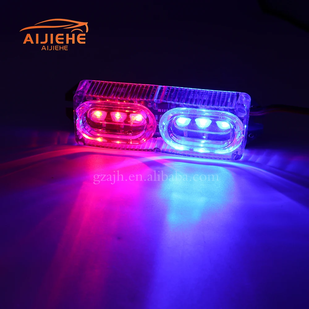 Motorcycle red and blue LED brake light strobe light super bright 12V decorative tail light