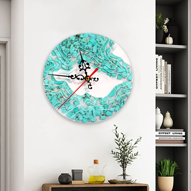 OEM toys mold silicone rubber Clock Silicone Resin Mould Casting Numerals Arabic Numerals Clock Silicone Mould