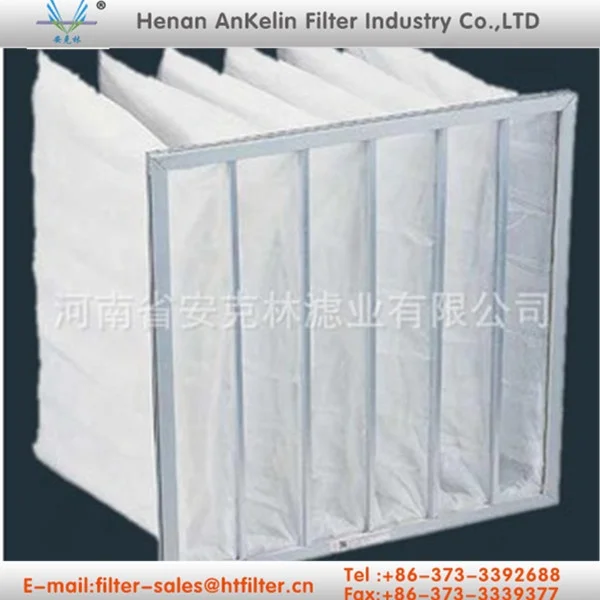 Main Product Pocket Filter Bag Filter High Air Flow OEM HVAC Filter Folded Structure