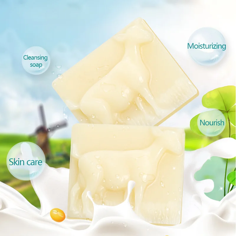 private label Goat Milk Soap Best Kojic acid Skin Whitening soap  Deep Cleansing