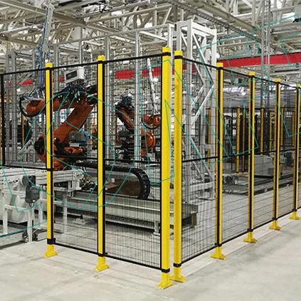 Защитный забор, раздвижные двери и ворота для заводской мастерской