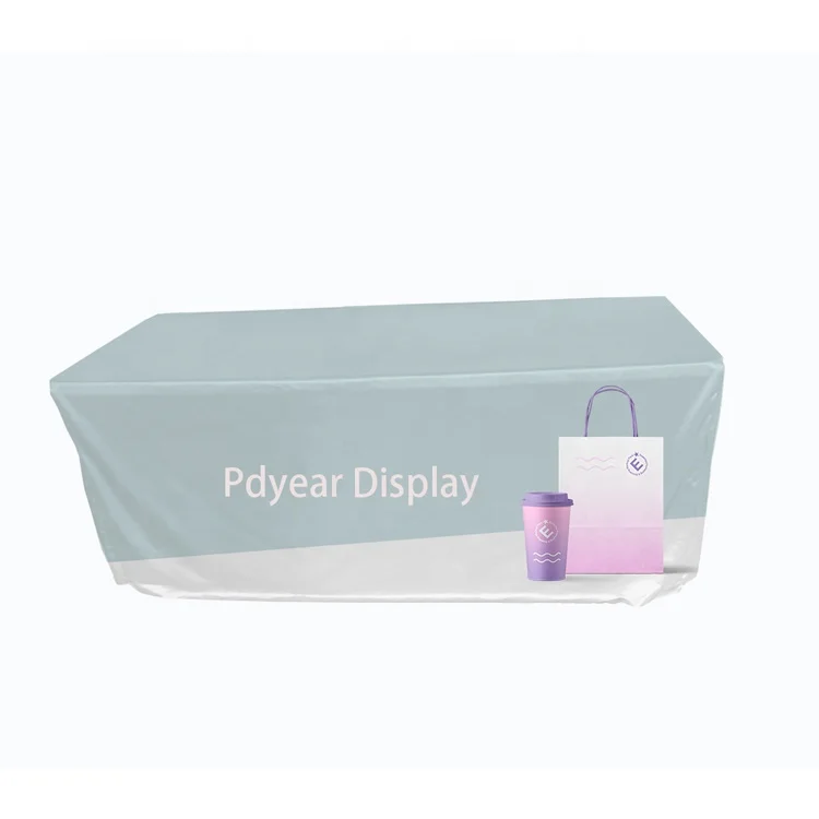 Custom Cheap Fitted Spandex Table Cloth Designs Stretch Fitted Table Cloth Party Tables Cover Runner