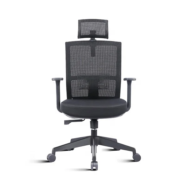 
2020 Height Adjustable Nylon swivel Base Mesh Back Ergonomic executive staff Office Chair 