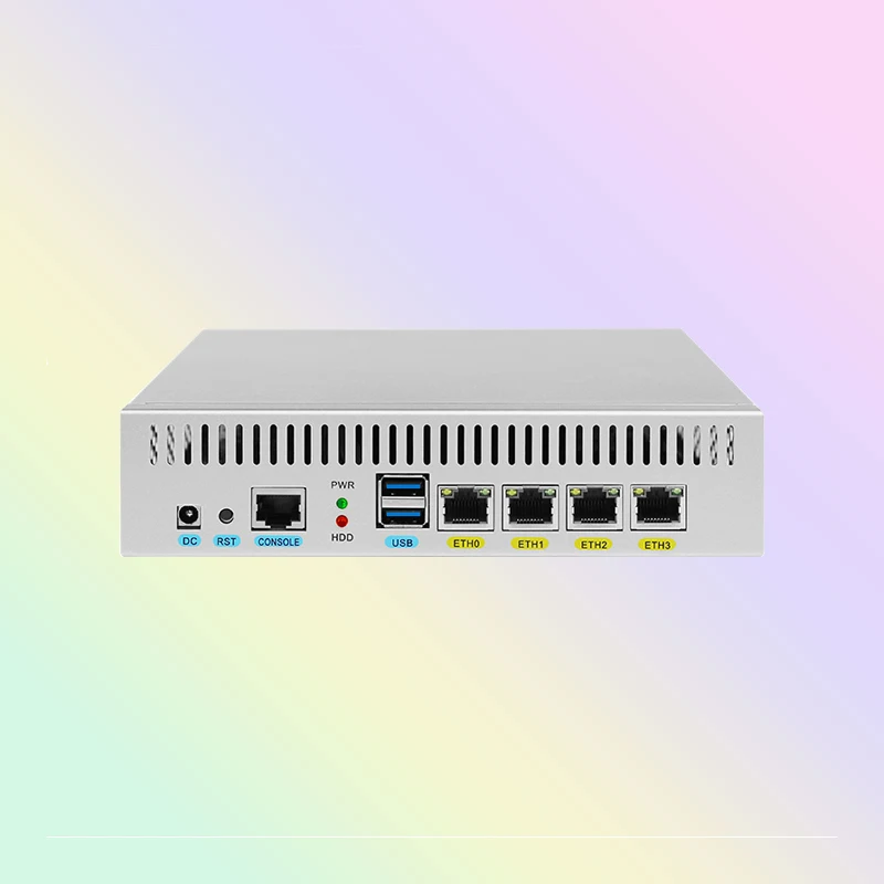 Guanfeng J4125 4G 5G DDR4 mSATA 4 i225 2.5GB Lan HD-MI VGA Rackmount Network Device Industrial Firewall Appliance With Sim Card