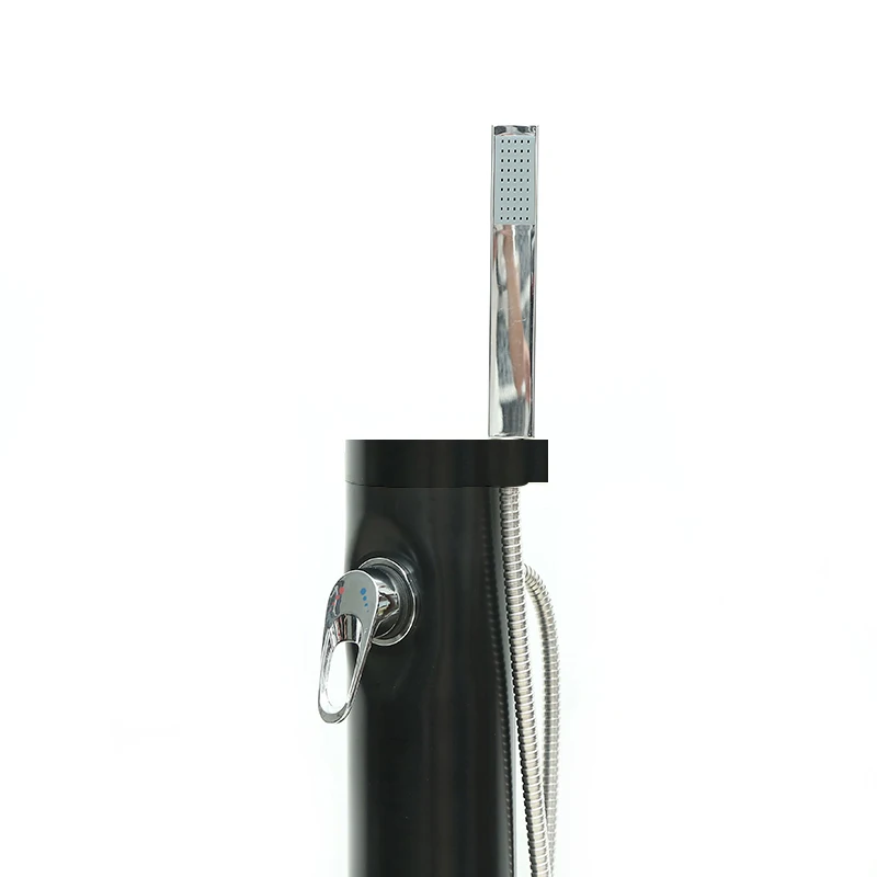 Newly designed shower column beach swimming pool outdoor solar shower column