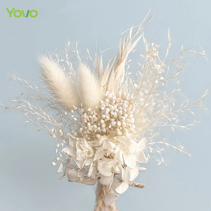 Popular Bulk Hot Selling Dried Mini Flower Bouquet Small Flowers for Wedding Gift Set Decoration Craft DIY Making