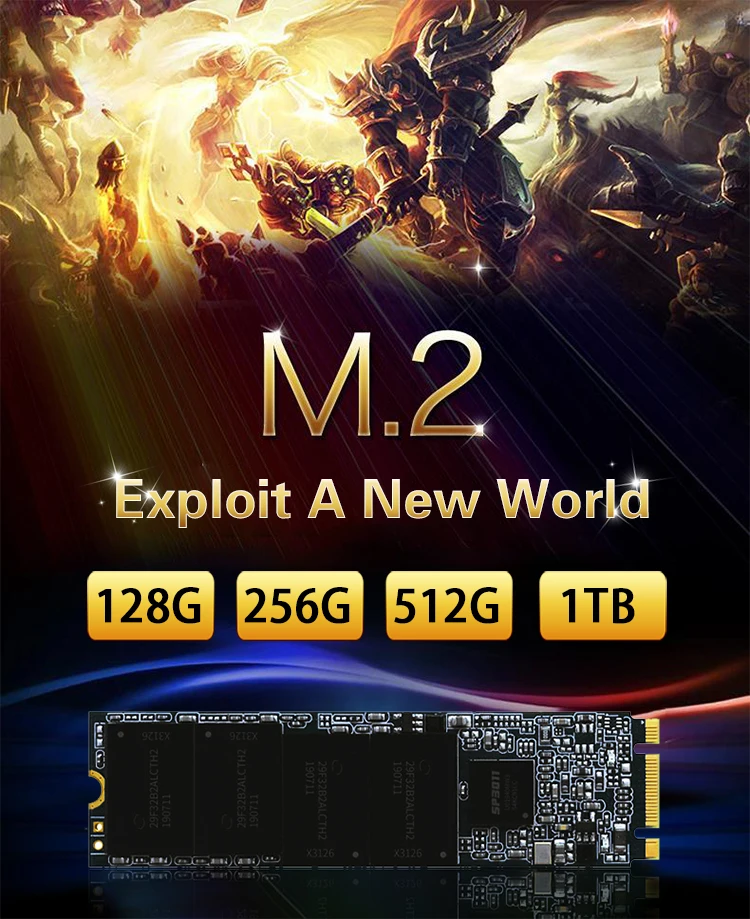  Пожизненная гарантия 2280/2260/2242 NGFF M.2 SSD ngff m2 128 ГБ 256 512 1 ТБ твердотельный накопитель