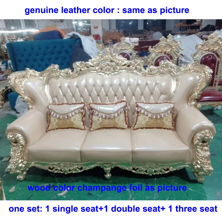 in stock vintage genuine leather chesterfield tufted sofa luxury french sofa  ready to ship 6 seater sofa