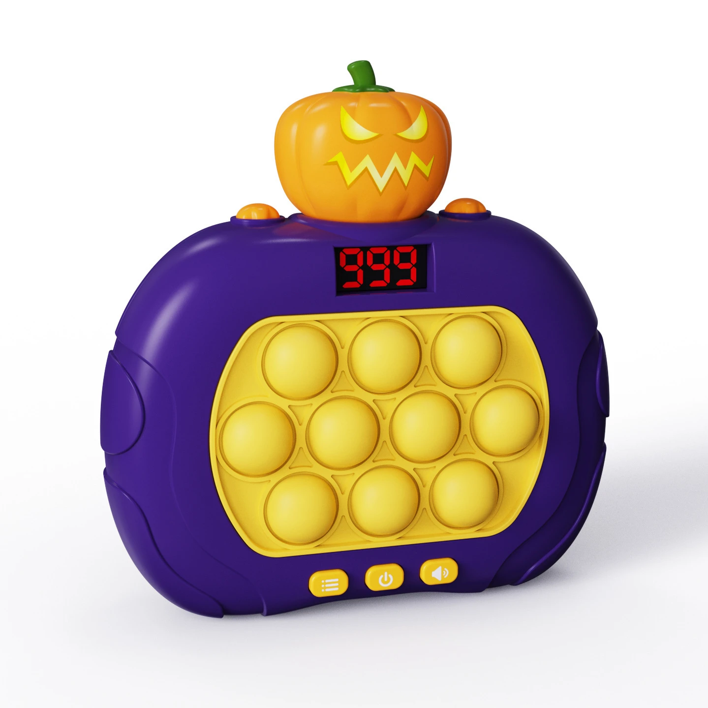 Pop Fidget Push Game Machine Toys Third Generation Quick Press Music Display Screen Game Machine