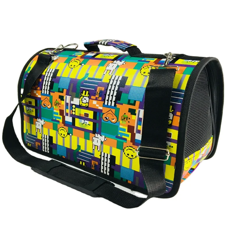 
 Travel Breathable Capsule Cat Dog Pet Bag Carrier Luggage Carry Bag Pet Carrier Shoulder Bag Soft High Quality EVA Pink Fashion  