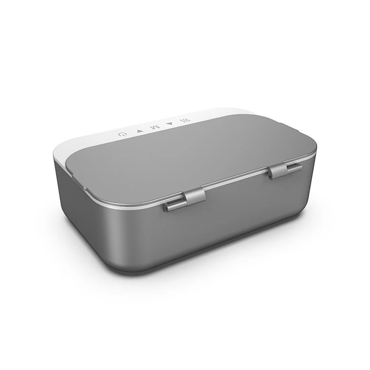 Portable UV-C Sterilizer Mini Home Dental Cleaning Jewelry Glasses Ultrasonic Cleaner