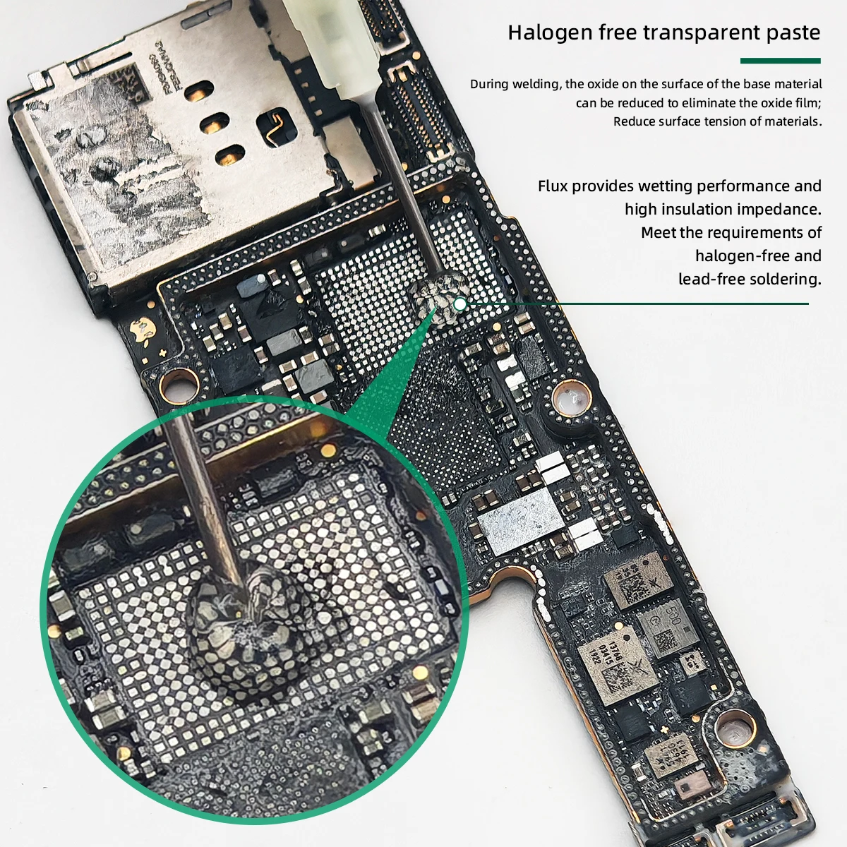 BST-558 10cc Flux No Clean Flux for Soldering SMD BGA Reballing Soldering Welding Flux Solder Paste