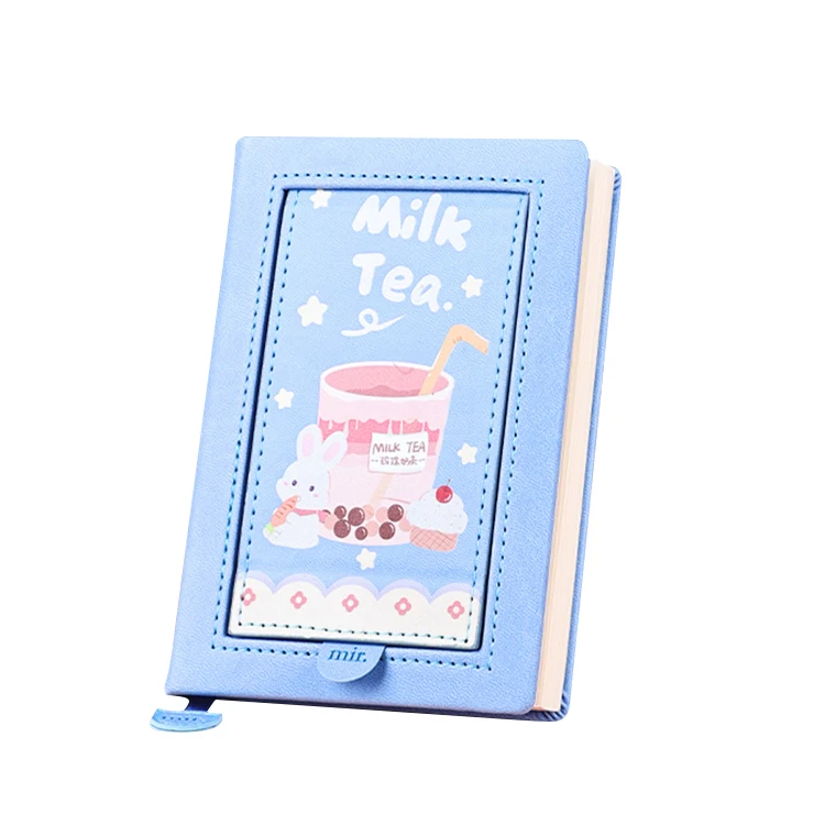 Manufacturer Wholesale Daily Gratitude Journal Printing Custom Pu Grey Version Outer Cover Notebook for Kids