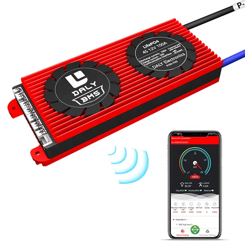  Дейли BMS 4s/8s/13s/16s UART/BT 40a 60a 100a 150a 200a 250a lifepo4 bms 4s 12v