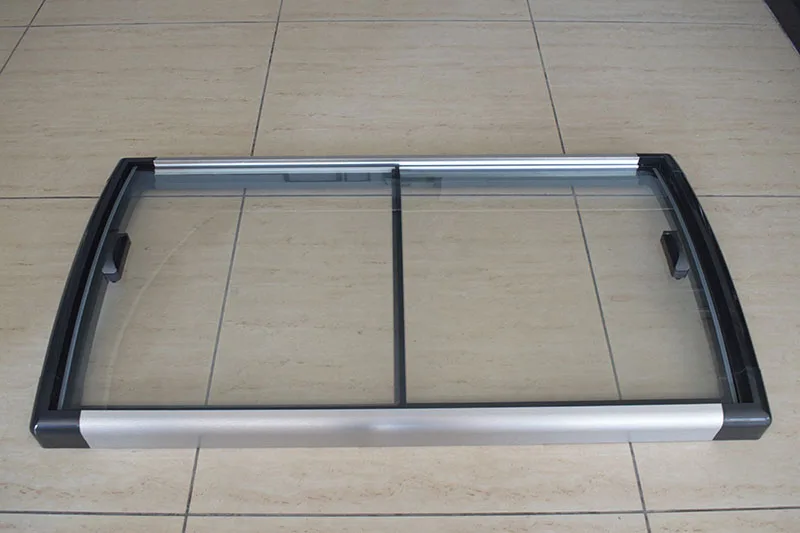 
Top Rated Freezer Sliding Refrigerator Glass Door 