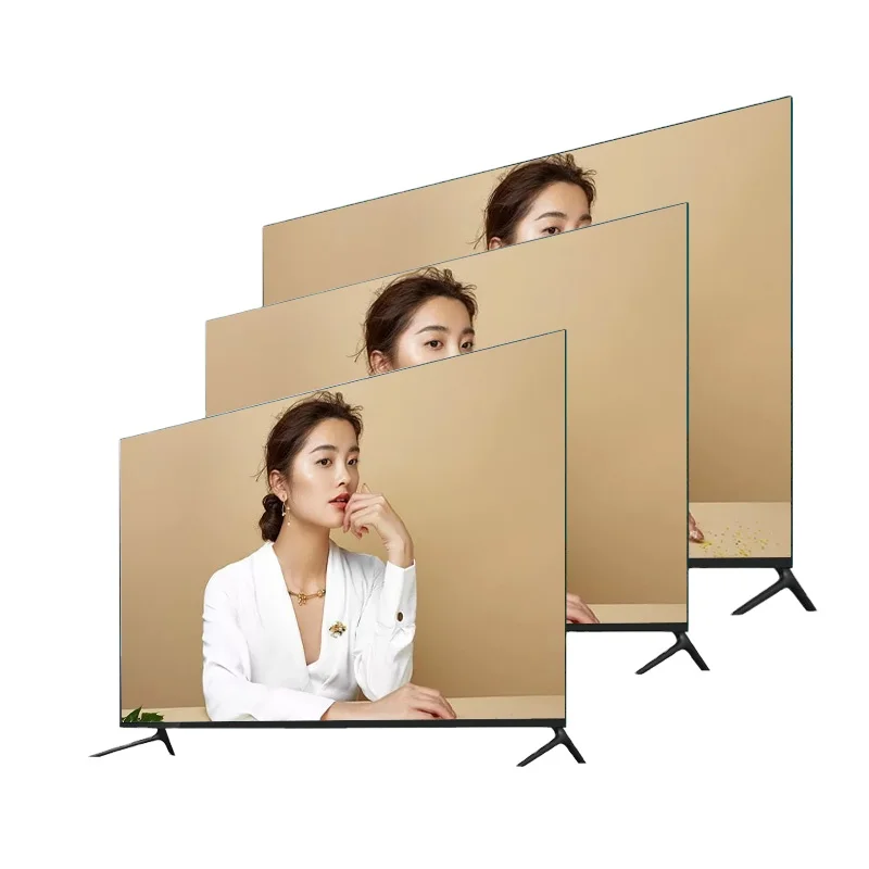 Televisions 65 Inch 4K LED Black Android PLASMA HDMI LCD LED TV 4k Smart Tv Slim Display Solide 2023nouvelle Version HDTV FCC