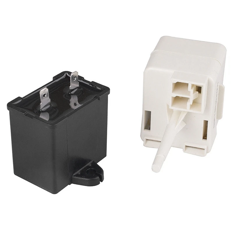 W10613606 Refrigerator Compressor Start Relay and Capacitor for fridges Replace W10416065 AP5787784 PS8746522 3023300 67003186