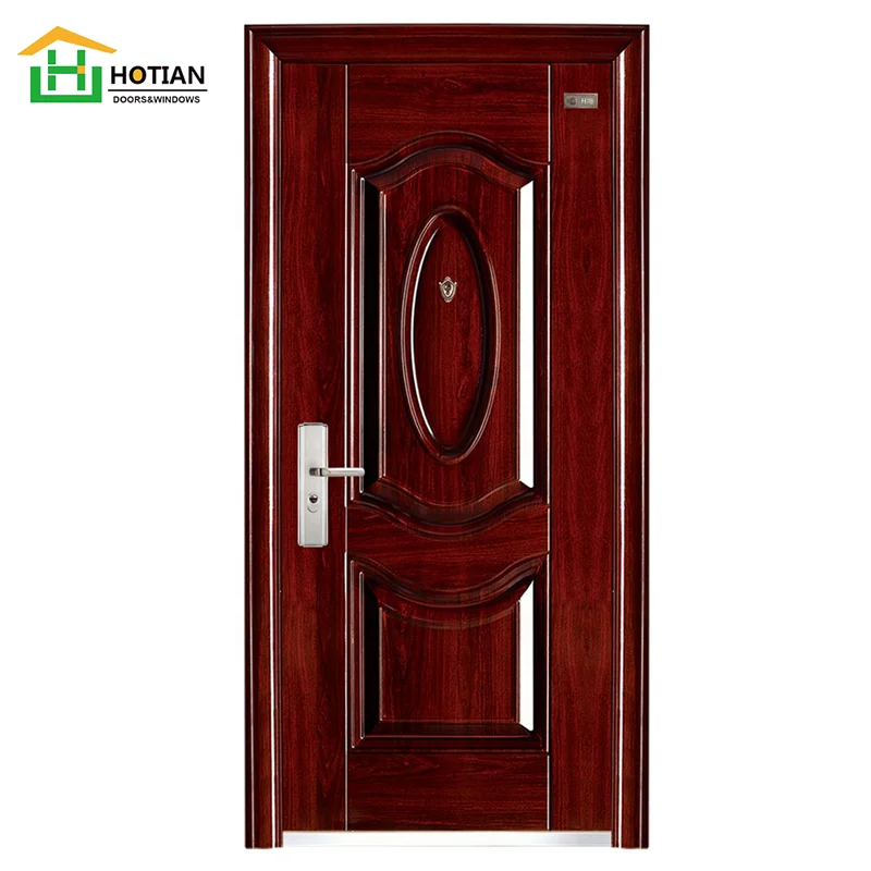 Lowest price Modern Exterior Main Gate Door Designs Front Iron Entry Doors Entrance Security Steel Door For House