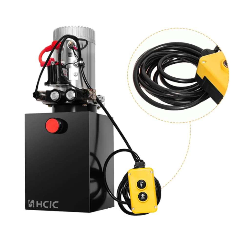 HCIC Hot Sale Compact AC Hydraulic Power Pack 220V 3L Steel Reservoir for High Load Lifting Operations