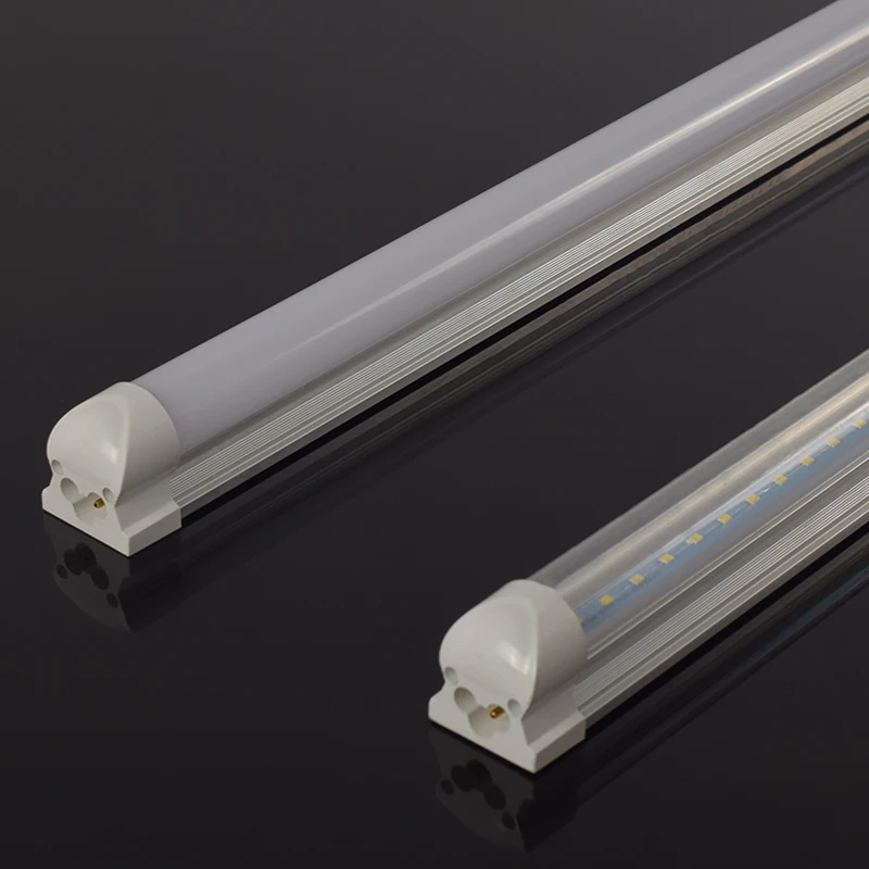 High quality 18w aluminum+PC T8 Led tube light 160 Degree Beam angle opalescent hood and transparent glass hood T8 fluorescent t