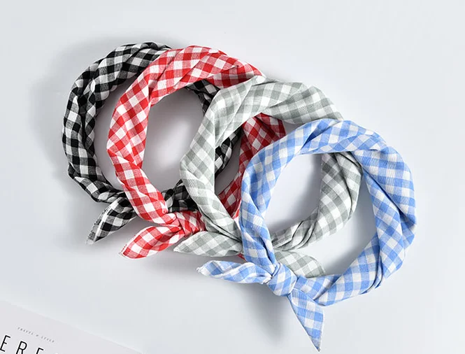 Fashion skin friendly custom color 100% Chinese-style cotton 21 inch* 21 inch hand kerchief bandanna square bandanna