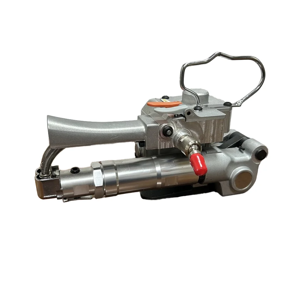 A19 High Power Pneumatic Strapping Tool Automatic Banding Kit for PP Pet Straps Heat Sealing Method for Boxes Cartons Pallets