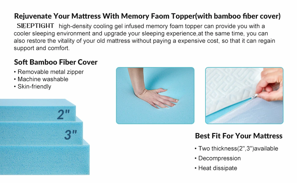 Memory Foam Mattress Natural Latex Mattress Foam Mattress Roll Compressed in a Box