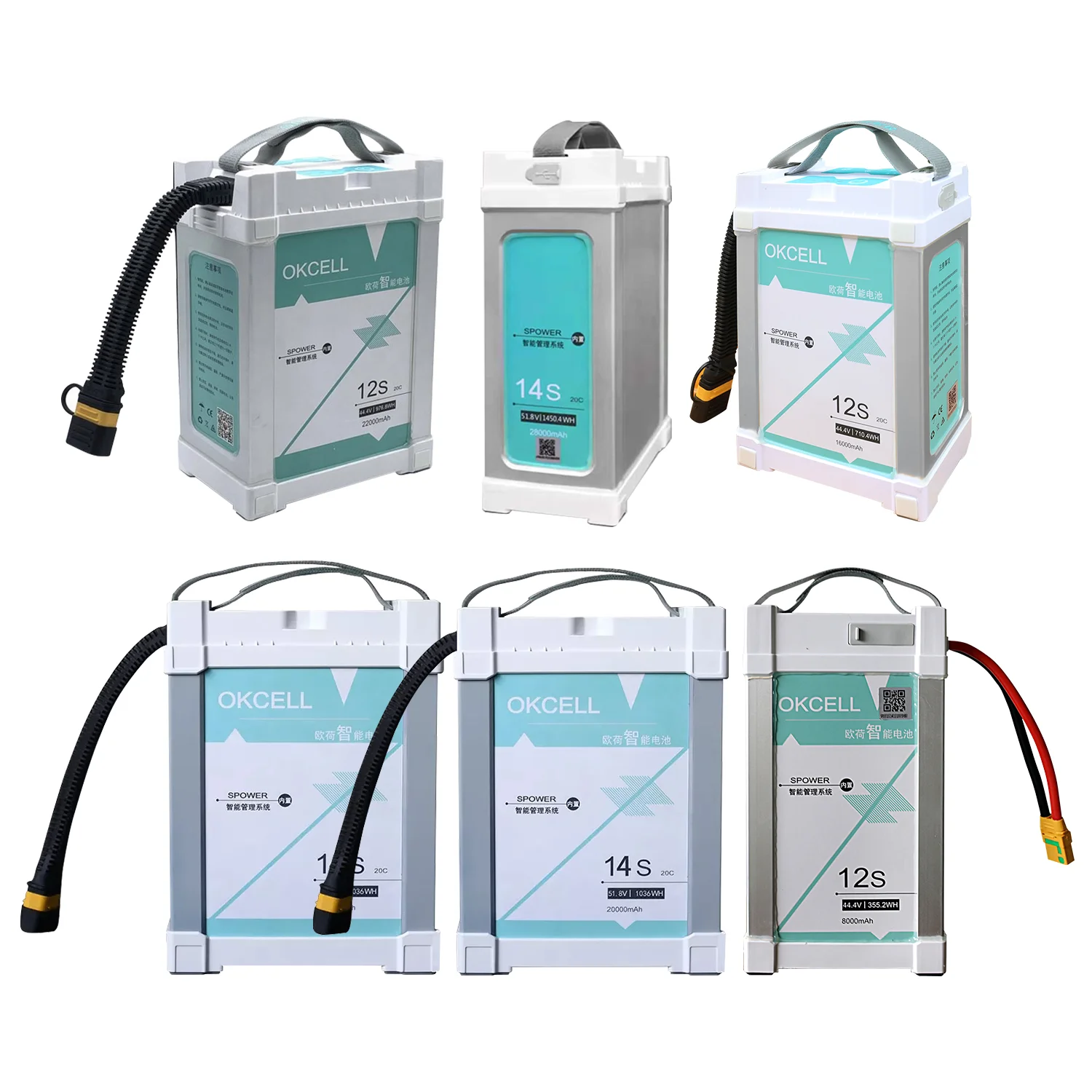 OKCELL 12S 16000mAh 22000mAH 14S 20000mAh 28000mAh для распыления дрона самолета в наличии