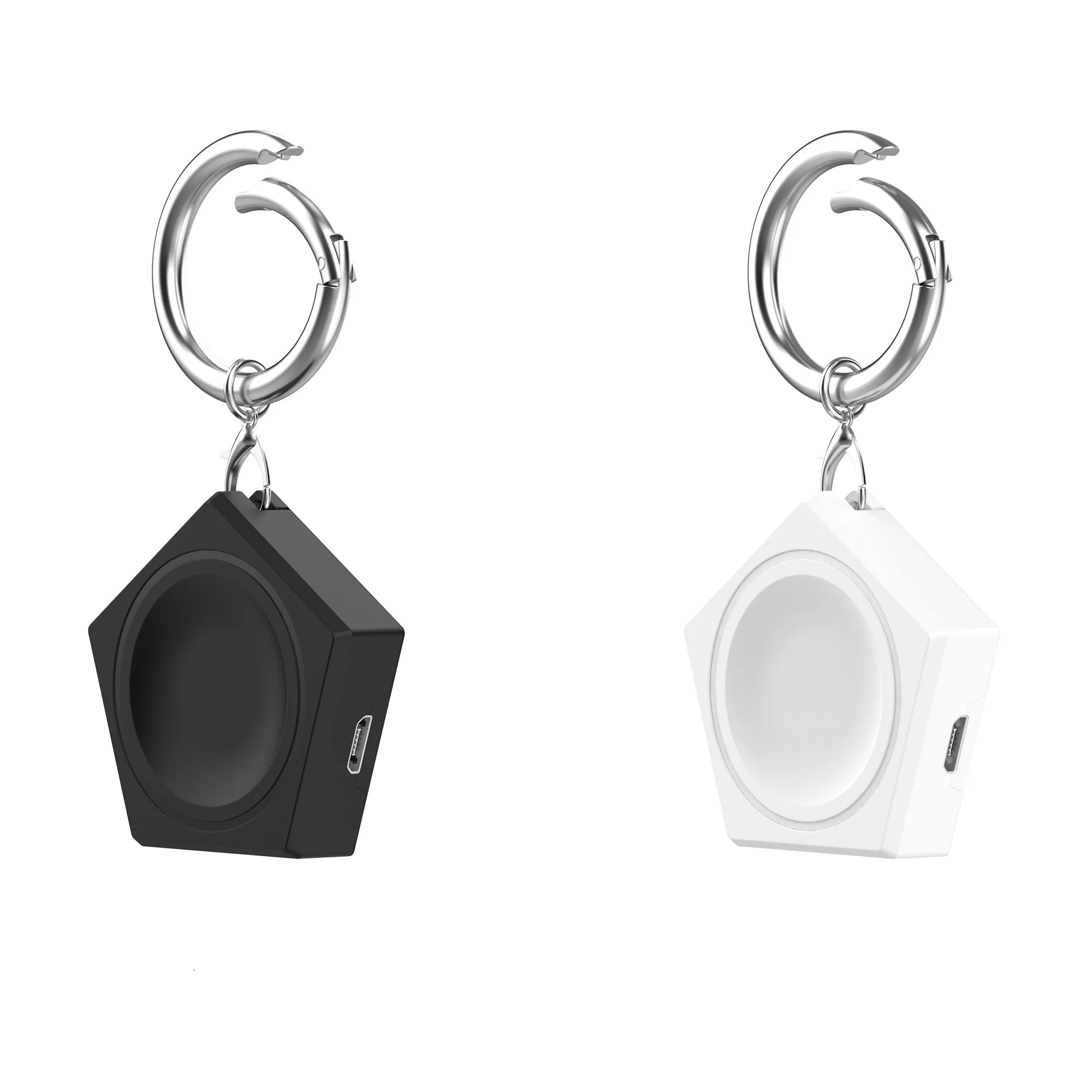 Light Weight Portable Wireless Charger with Keychain for Apple Watch Series 7 SE 6 5 4 3 2 1