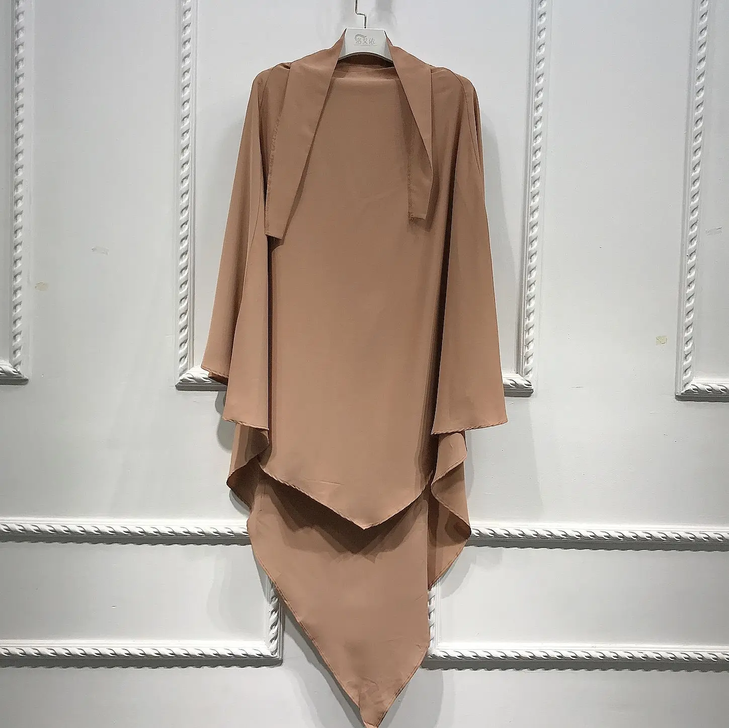  ИД молитвенная одежда хиджаб Khimar длинный 2021 Рамадан мусульманский арабский женские Абайи Топы абайя цзилбаб мусульманская Niqab
