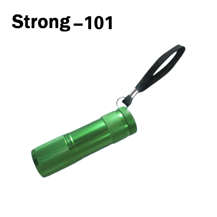 Portable high quality mini 9 led flashlight torch with customer logo