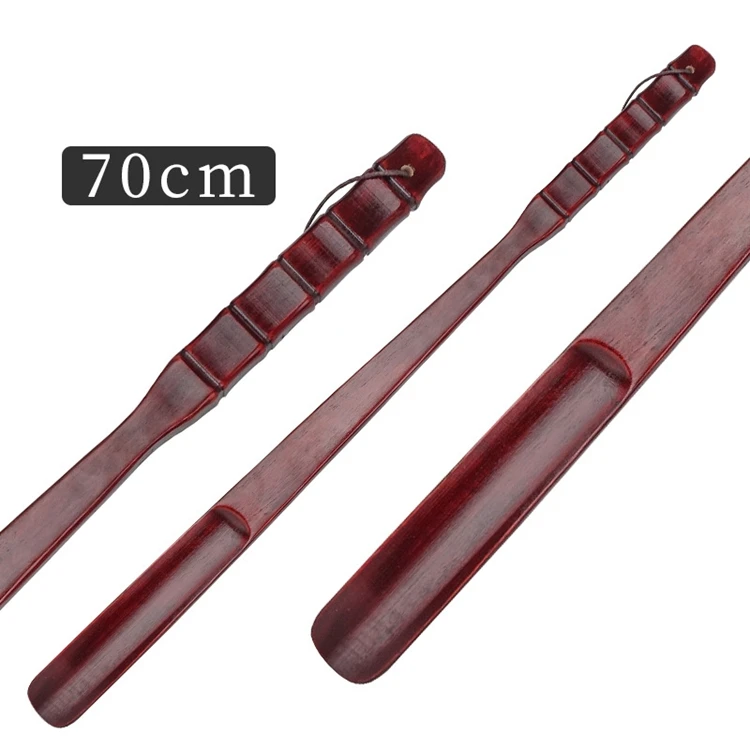  55 см 70 Профессиональный деревянный башмак Рог Гибкая длинная ручка Shoehorn полезные обуви атлет инструменты