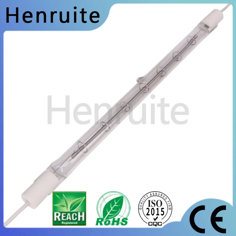500mm 220v 2000w Half White Reflector Quartz Infrared Heating Element for Powder Coating
