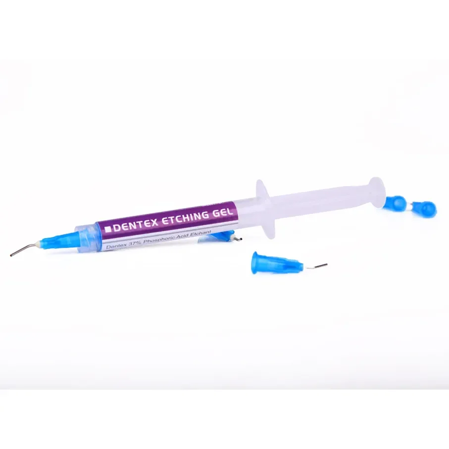 Best Selling Tooth Gem Material Dental Etching Gel 37% Phosphoric Acid DX. Etch 37 Dentex Acid