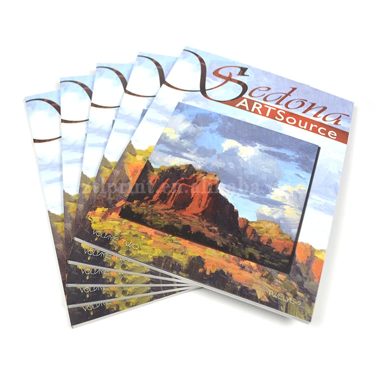 
Custom Size Offset Print Full Color Softcover Season Magazine Printing 
