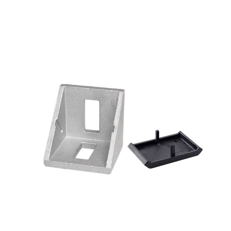 Langle LE-JJ Connector Corner Joint for Aluminium Profiles Accessories Aluminium 60 Degree Angle Bracket 4040 Triangle Bracket