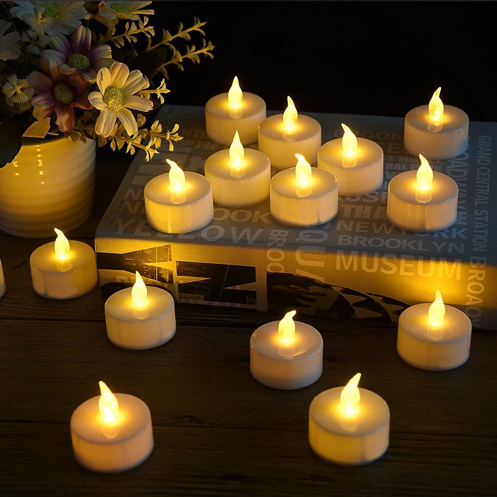 Newish Wholesale 3d Christmas Electric Flameless Plastic  Led Mini Candles Tea Light