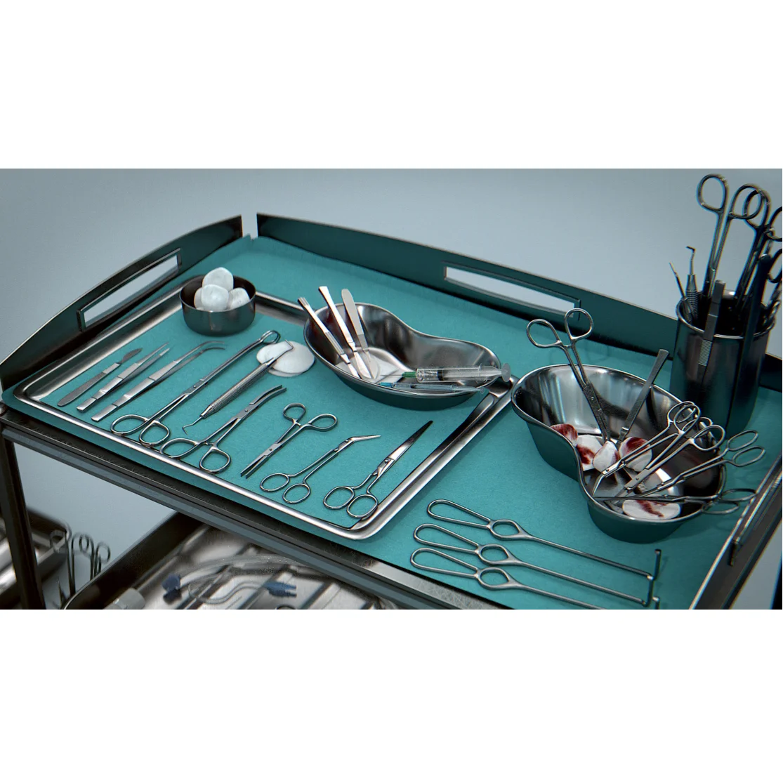 Urinary surgery surgical instruments set Urology