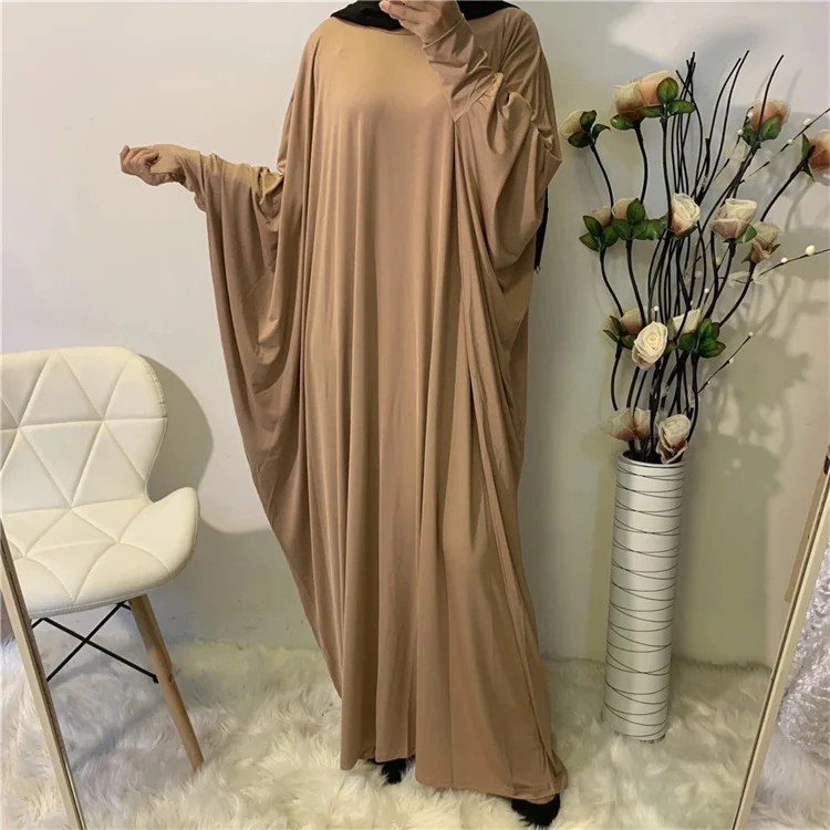Women Muslim Long Evening Party Dress Prayer Hijab Dress Dubai Khimar Jilbab Overhead Customized Abaya Muslim Prayer Dress