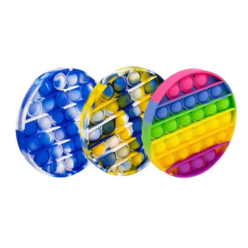 
Relief Stress silicone kids set Pop It Simple Dimple Pea Pod push Bubble Popper sensory Fidget Toy 