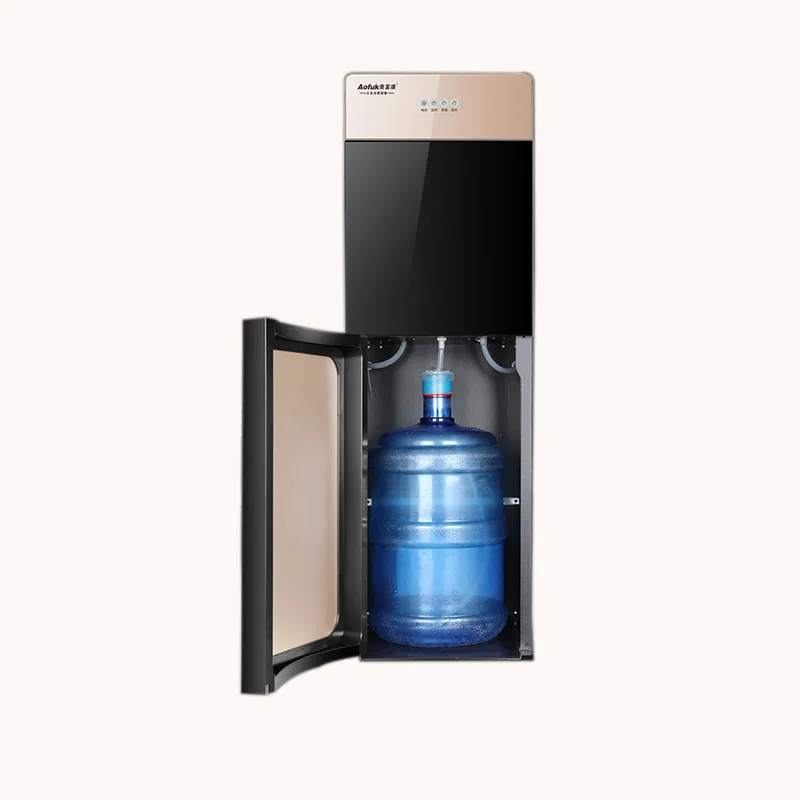 Bottom loading water dispenser built in hot and cold water dispenser with compressor